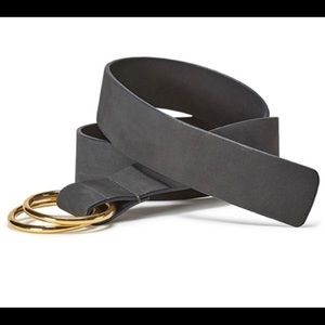 CAbi Grey Cinch Belt - Genuine Leather